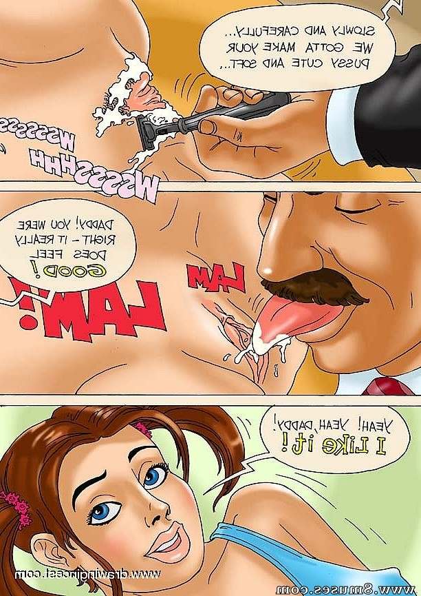Shaving Cartoon Porn - Father shaves his daughters pussy | Porn Comics