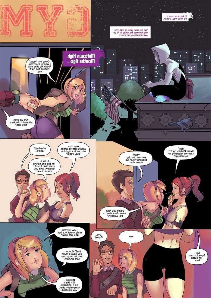 919px x 1300px - Gwen-Spider sex comics | Porn Comics