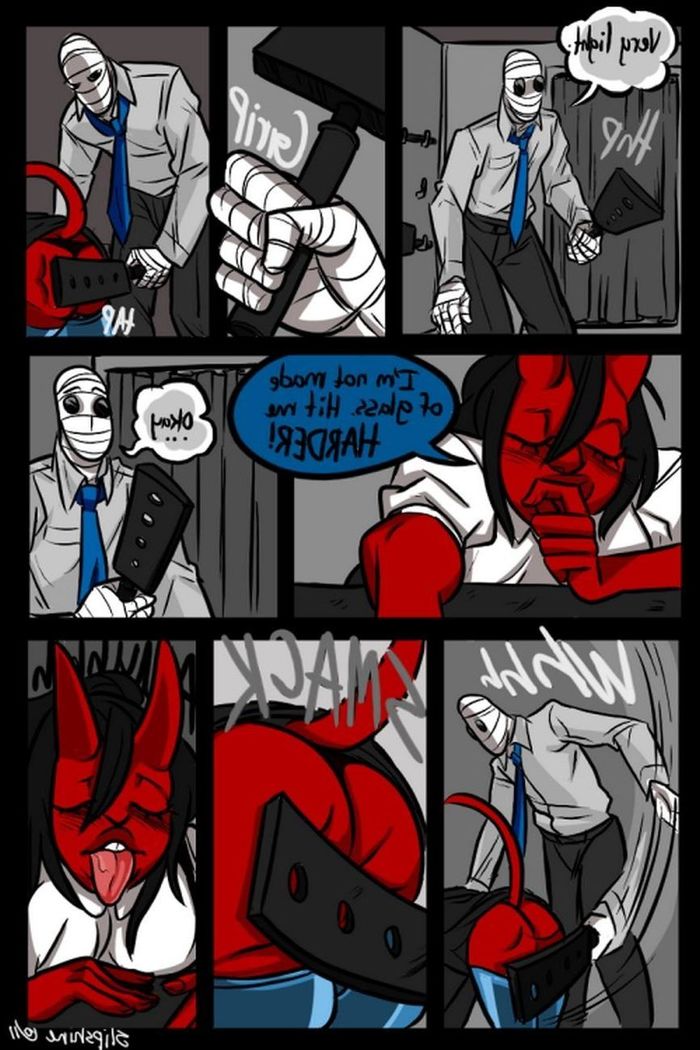 700px x 1050px - Mr Invisible And The Demon | Porn Comics