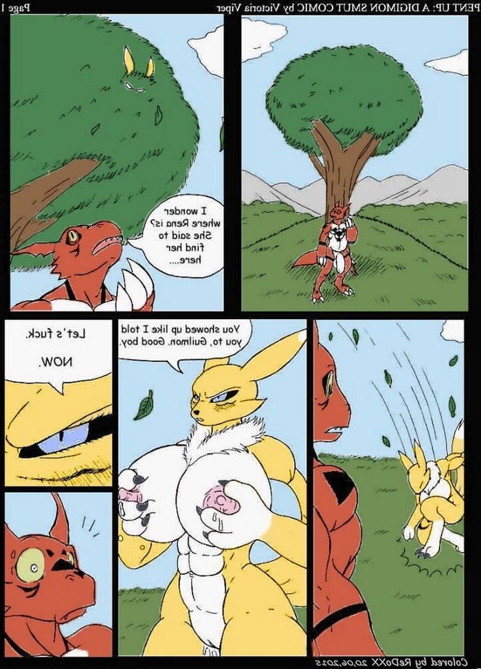 700px x 973px - Pent Up â€“ A Digimon Smut Comic | Porn Comics
