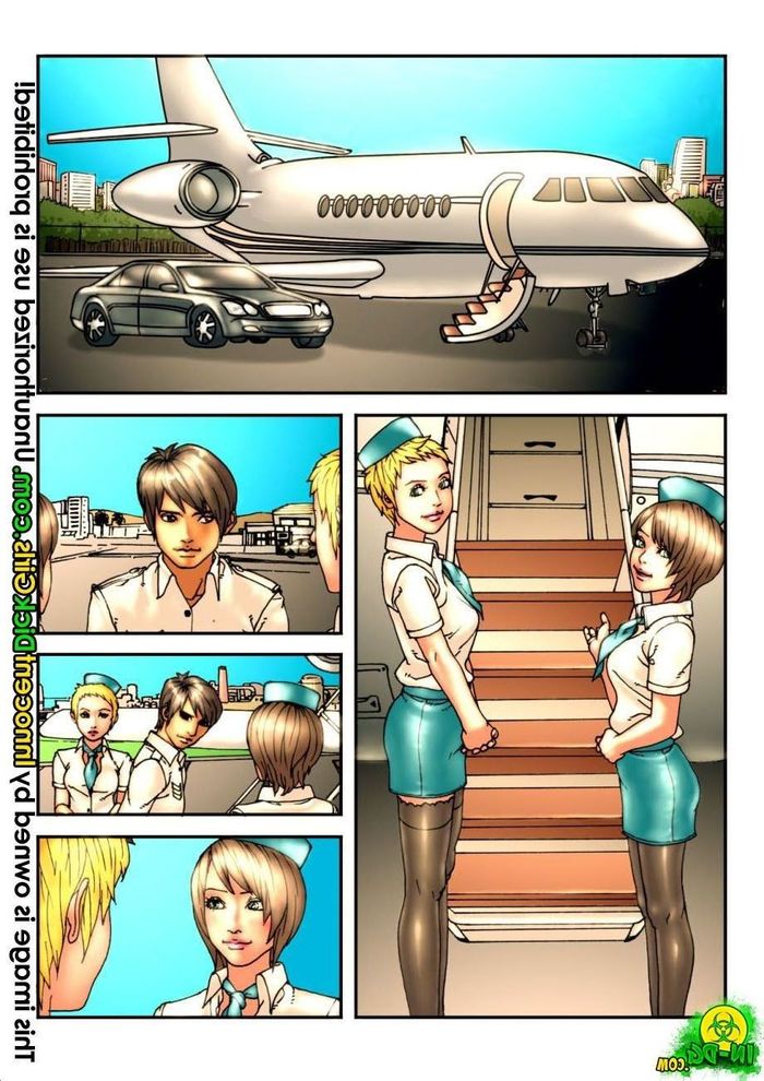 Airplane Cartoon Porn - The Futa Flight | Porn Comics