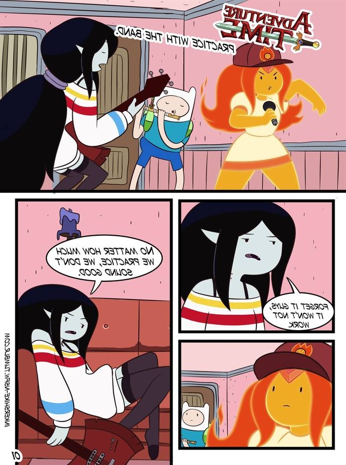 Adventure Time â€“ Practice With The Band | Porn Comics
