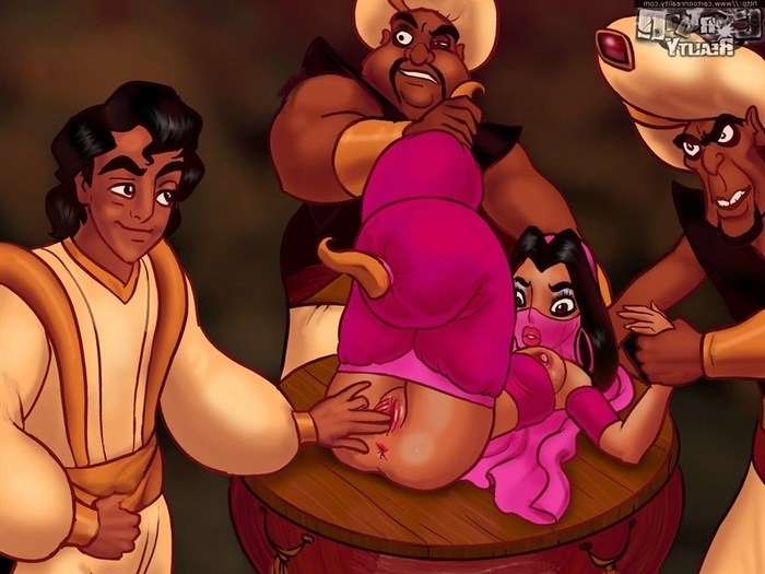 Aladdin Cartoon Reality - Aladdin â€“ Cartoon Reality | Porn Comics
