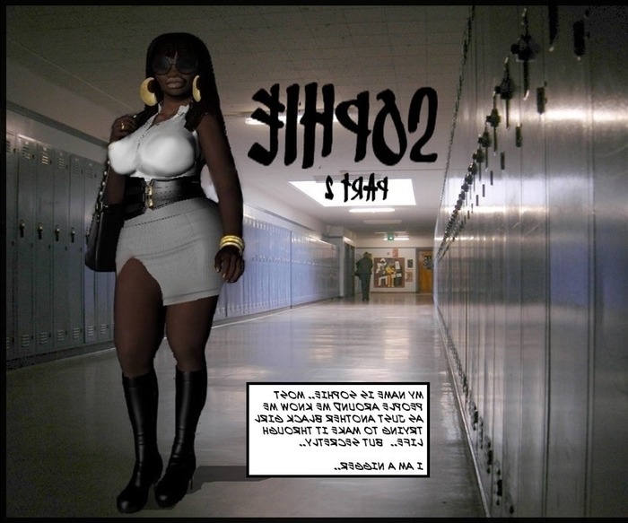 Black 3d Porn Comics - Ebony School Slut 2 â€“ Sophie, 3D Interracial | Porn Comics