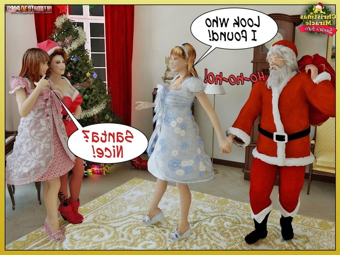 Xmas Porn Captions - A Christmas Miracle â€“ Santa's Gifts 3D Incest | Porn Comics