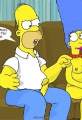 Marge Simpson Does Anal, Cartoon sex