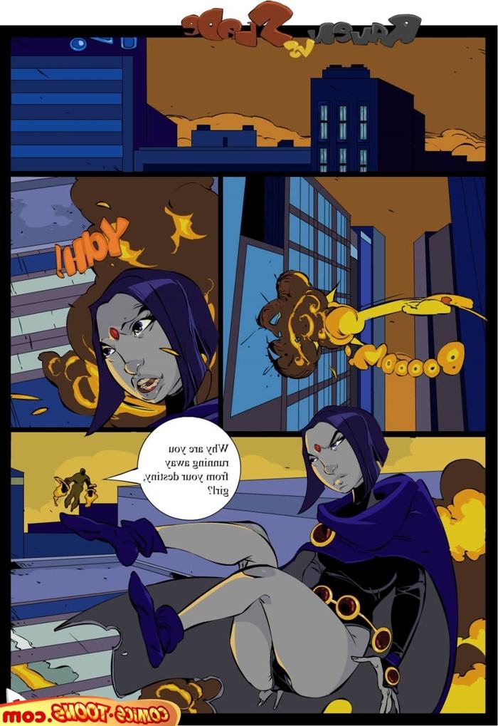 Raven Hentai Bdsm - Teen Titans â€“ Raven Vs. Slade 2 | Porn Comics